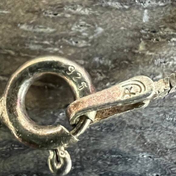 Sterling Silver Blue Lapis Lazuli Pendant Necklace and Earring Set - Picture 6 of 9